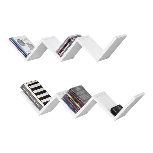 Estantería de pared Askim 72x15x14 cm juego de 2 unidades varios colores en.casa