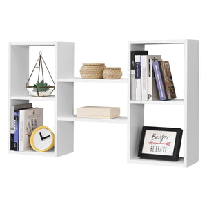 Estante de pared Lillesand con 5 estantes 101x18x60 cm blanco [en.casa] - premiumXL