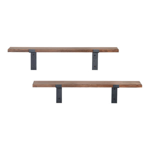 Estantería de pared Løgstør en juego de 2 unidades en varios colores [en.casa]