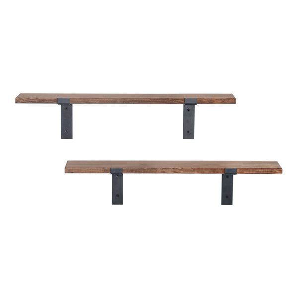 Estantería de pared Løgstør en juego de 2 unidades en varios colores [en.casa]