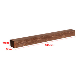 Estantería de pared Munkebo de madera de pino, teñida en varios tamaños [en.casa]