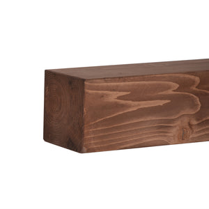 Estantería de pared Munkebo de madera de pino, teñida en varios tamaños [en.casa]