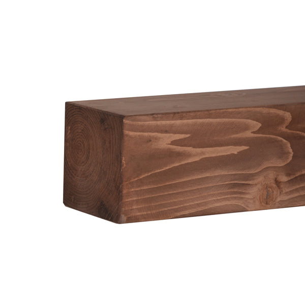 Estantería de pared Munkebo de madera de pino, teñida en varios tamaños [en.casa]