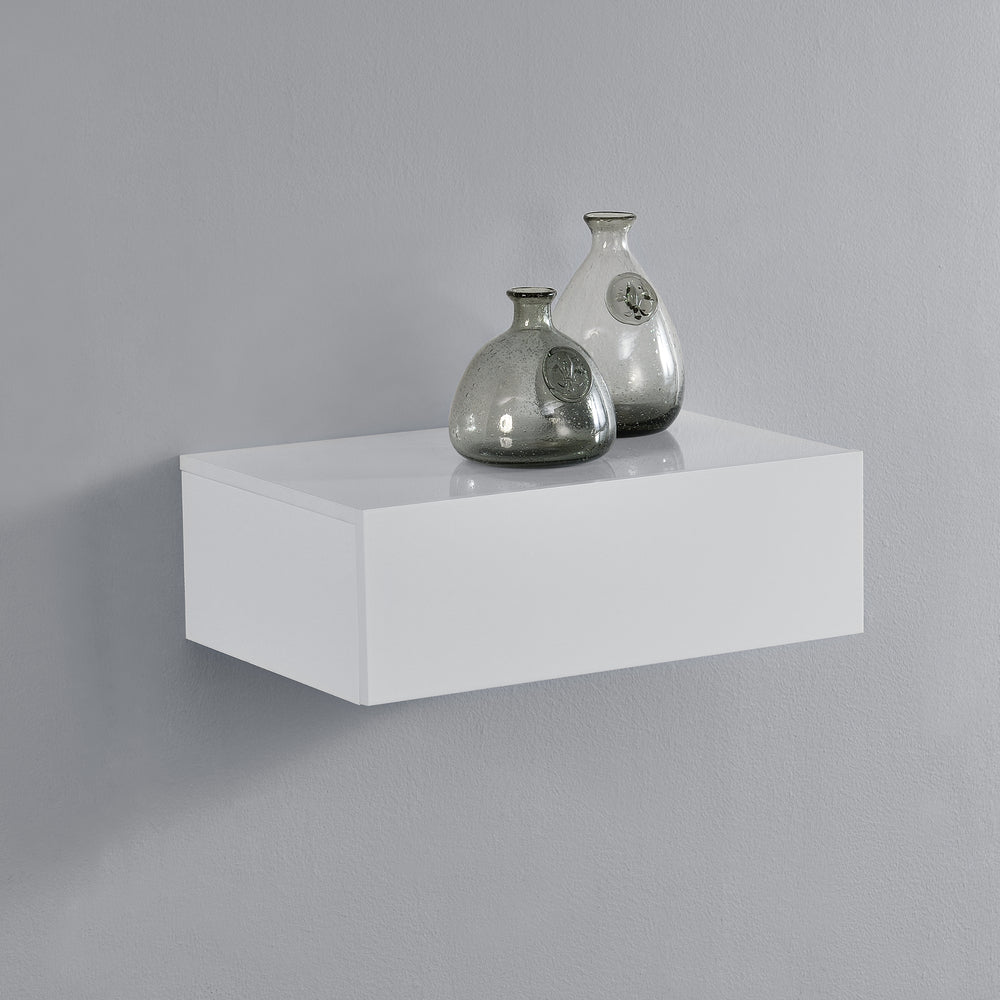 Estante de pared Oslo con cajón 46x30x15cm varios colores [en.casa] - premiumXL