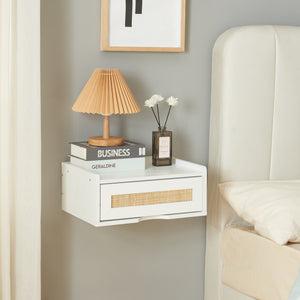 Estantería de pared Ljuredsø con cajón 40x30x16,5 cm [en.casa]