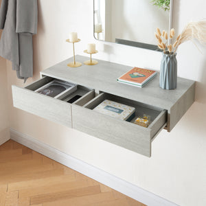 Estante de pared Karstula con cajón [en.casa] - premiumXL