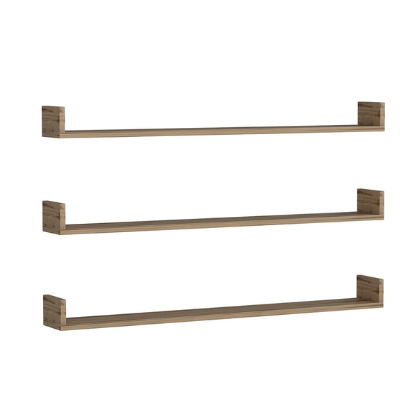Set de estanterías de pared Arden 10 x 120 x 15 cm en varios colores [en.casa]