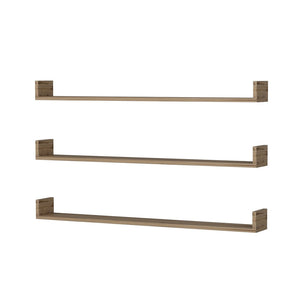 Set de estanterías de pared Arden 10 x 120 x 15 cm en varios colores [en.casa]