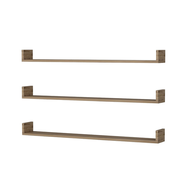 Set de estanterías de pared Arden 10 x 120 x 15 cm en varios colores [en.casa]