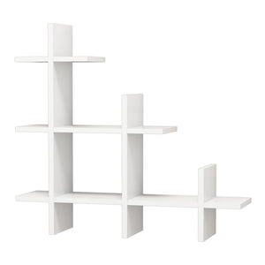 Estantería de pared Christiansfeld 80 x 80 x 20 cm hasta aprox. 5 kg en varios colores [en.casa]