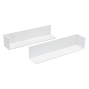 Estantería de pared Elverum 75 x 16,5 x 16,5 cm Juego de 2 unidades varios colores en.casa
