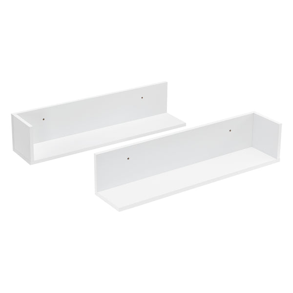 Estantería de pared Elverum 75 x 16,5 x 16,5 cm Juego de 2 unidades varios colores en.casa