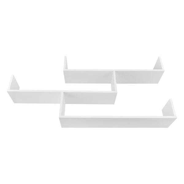 Estantería mural Grimstad de 3 niveles - aglomerado 119 x 18 x 55 cm hasta 14 kg en diferentes medidas [en.casa]