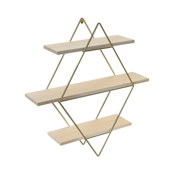 Estante de pared Heinävesi 65x60x15 cm [en.casa]