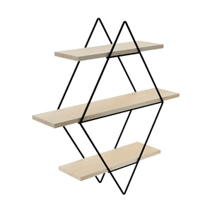 Estante de pared Heinävesi 65x60x15 cm [en.casa]