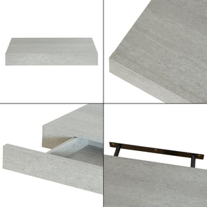 Estantería de pared Hyvinkää con cajón [en.casa]