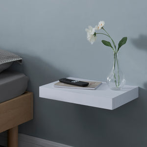 Estantería de pared Hyvinkää con cajón [en.casa]