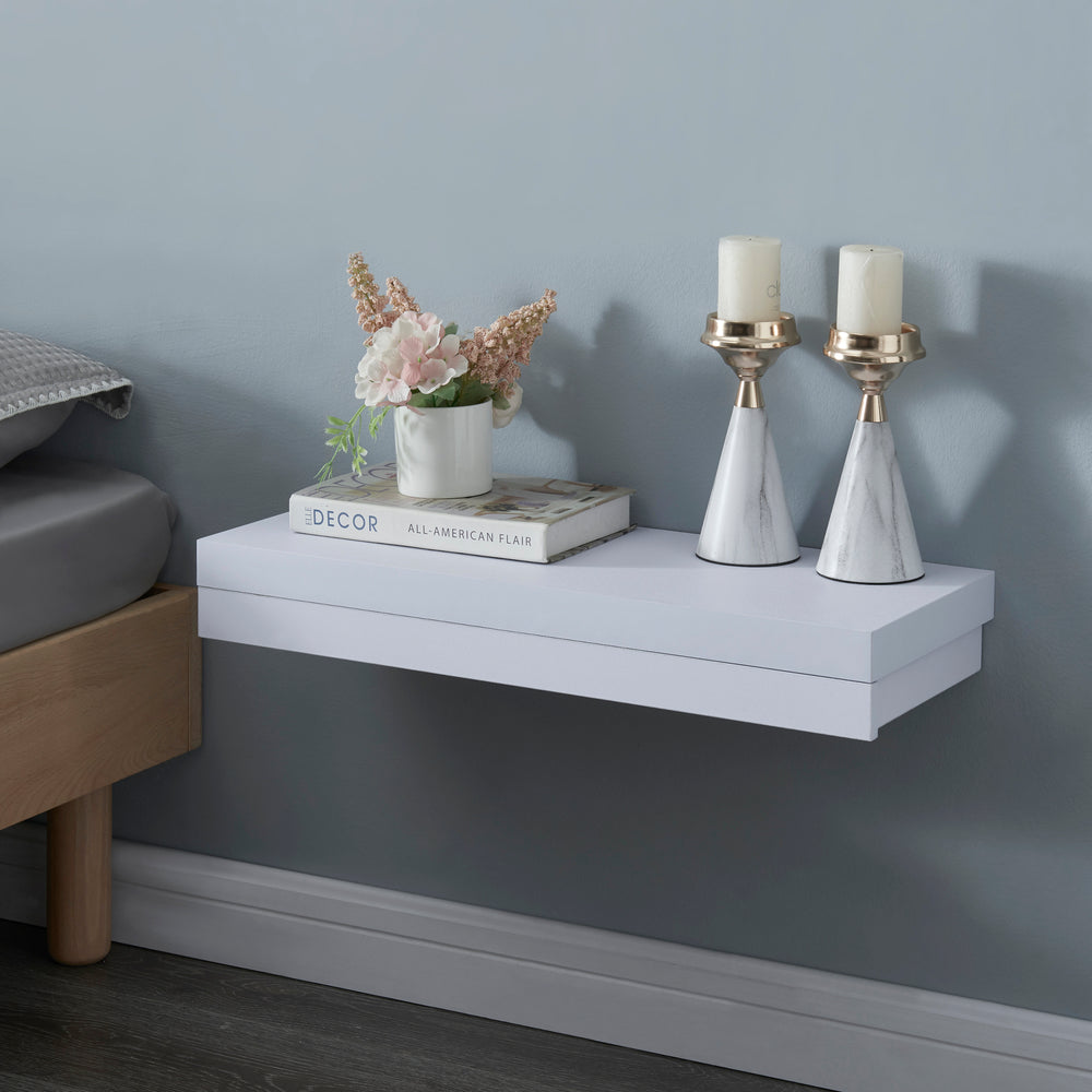 Estante de pared Karkkila con cajón [en.casa] - premiumXL