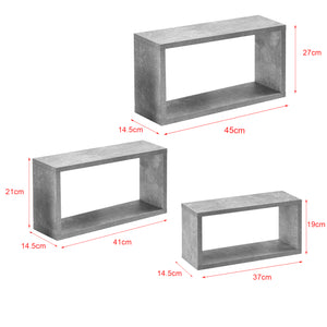 Estantería de pared Mandal juego de 3 piezas varios colores en.casa
