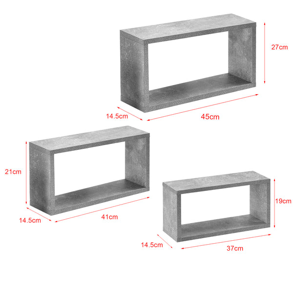 Estantería de pared Mandal juego de 3 piezas varios colores en.casa