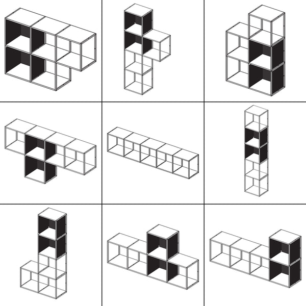 Estantería de pared Nostened [en.casa]