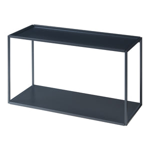 Estantería de pared Notodden acero negro [en.casa]