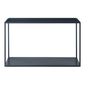 Estantería de pared Notodden acero negro [en.casa]