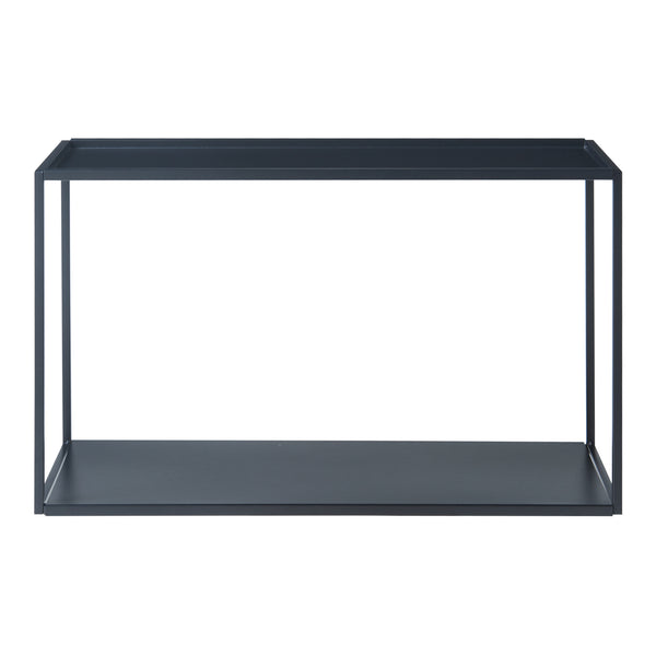 Estantería de pared Notodden acero negro [en.casa]