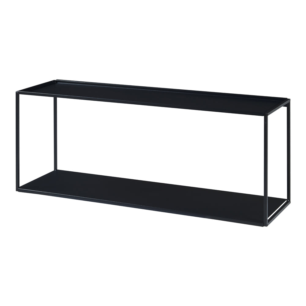 Estante de pared Notodden negro acero [en.casa] - premiumXL