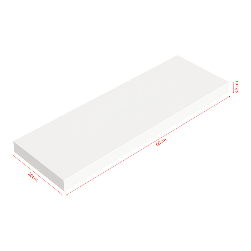 Esquema acotado Conjunto de estantes de pared Stranda [en.casa]