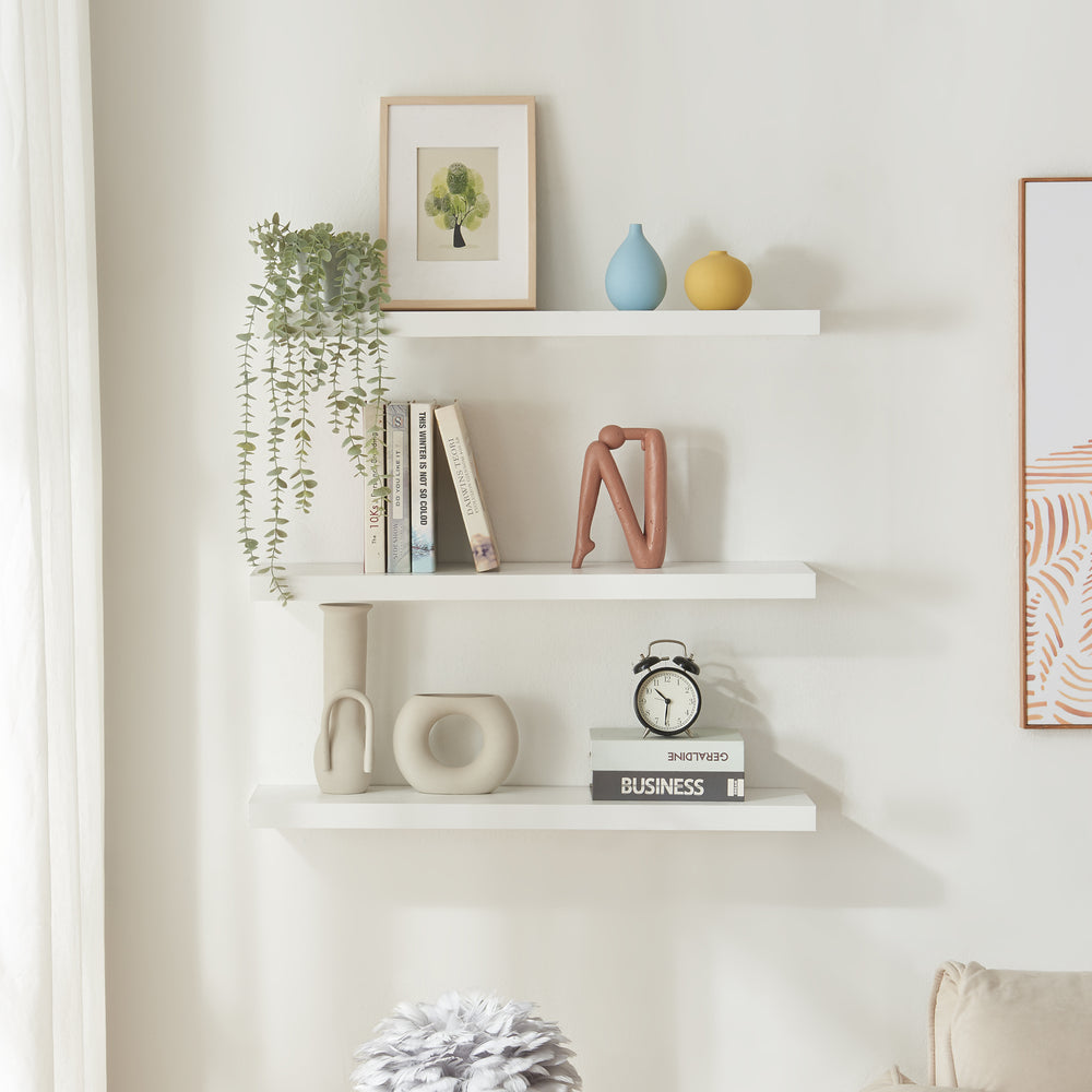 Conjunto de estantes de pared Stranda [en.casa]