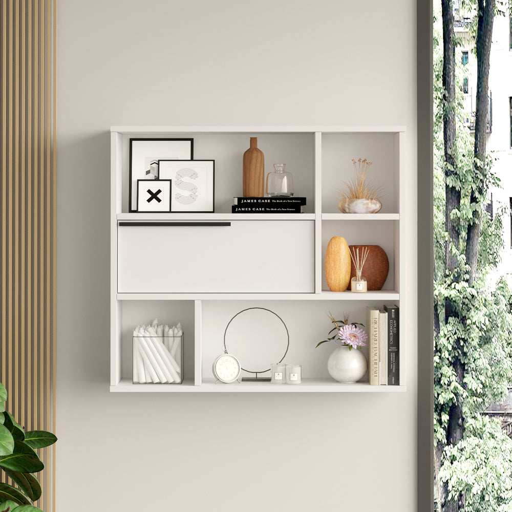 Estantería de pared Vesanto 90x22x81 cm [en.casa]