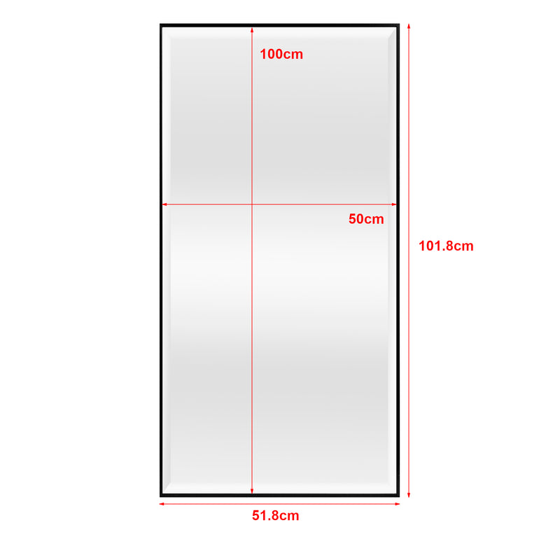 Esquema acotado Espejo de pared Novoli en varios colores y tamaños [en.casa]