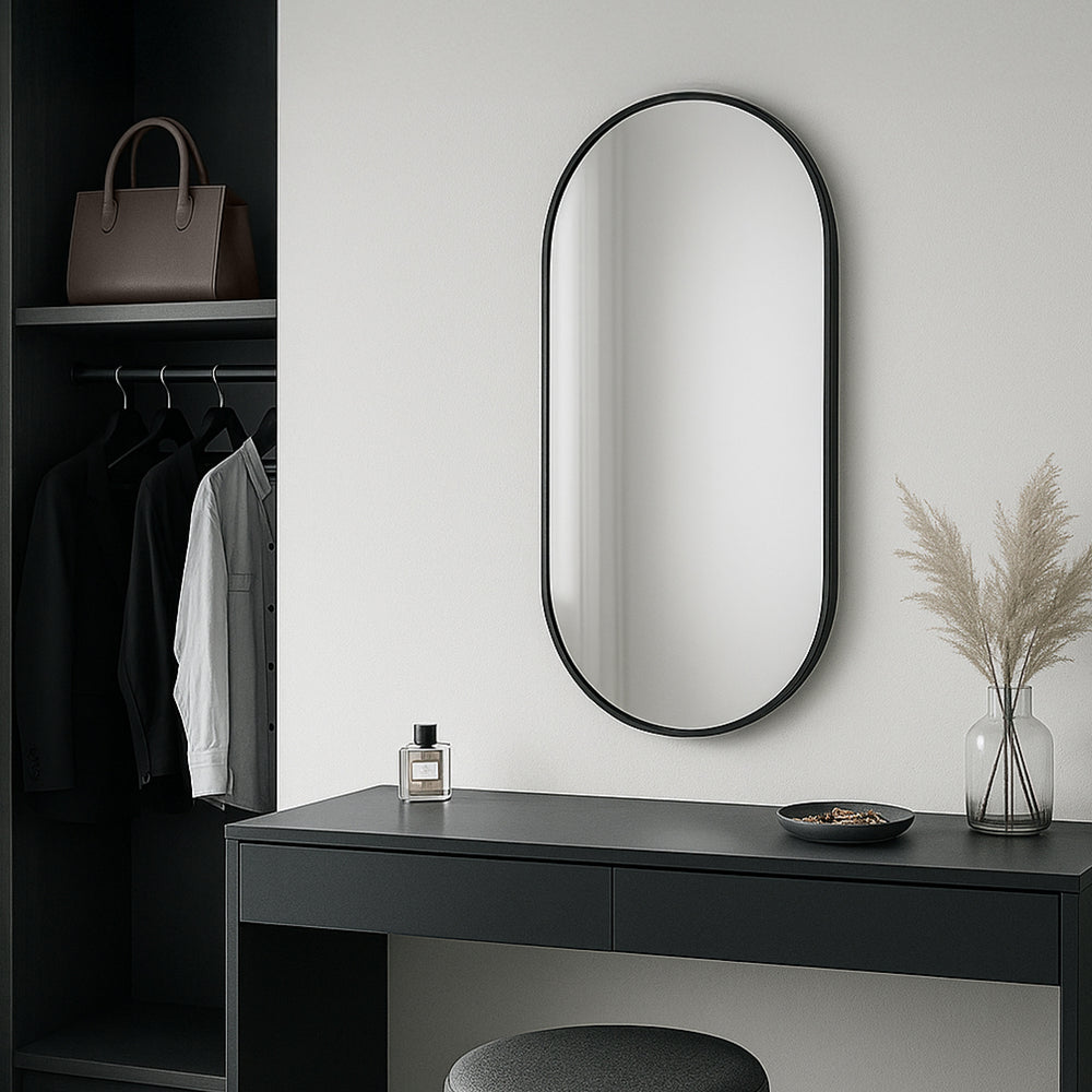 Espejo de pared Picciano en varios colores y tamaños [en.casa] - premiumXL