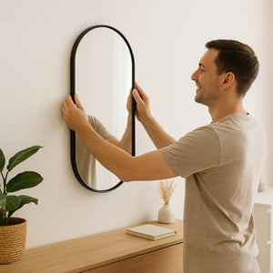 Espejo de pared Picciano en varios colores y tamaños [en.casa]