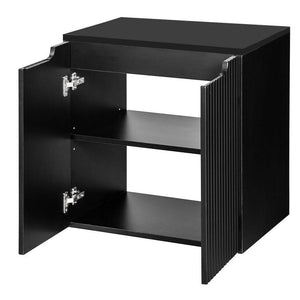 Mueble bajo lavabo Skelbolu con puertas [en.casa]