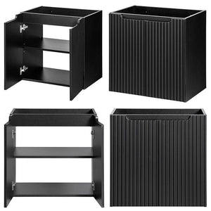 Mueble bajo lavabo Skelbolu con puertas [en.casa]