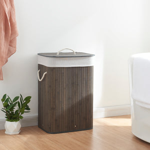 Cesto de ropa Salla de bambú en varios colores y tamaños [en.casa]