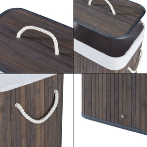 Cesto de ropa Salla de bambú en varios colores y tamaños [en.casa]