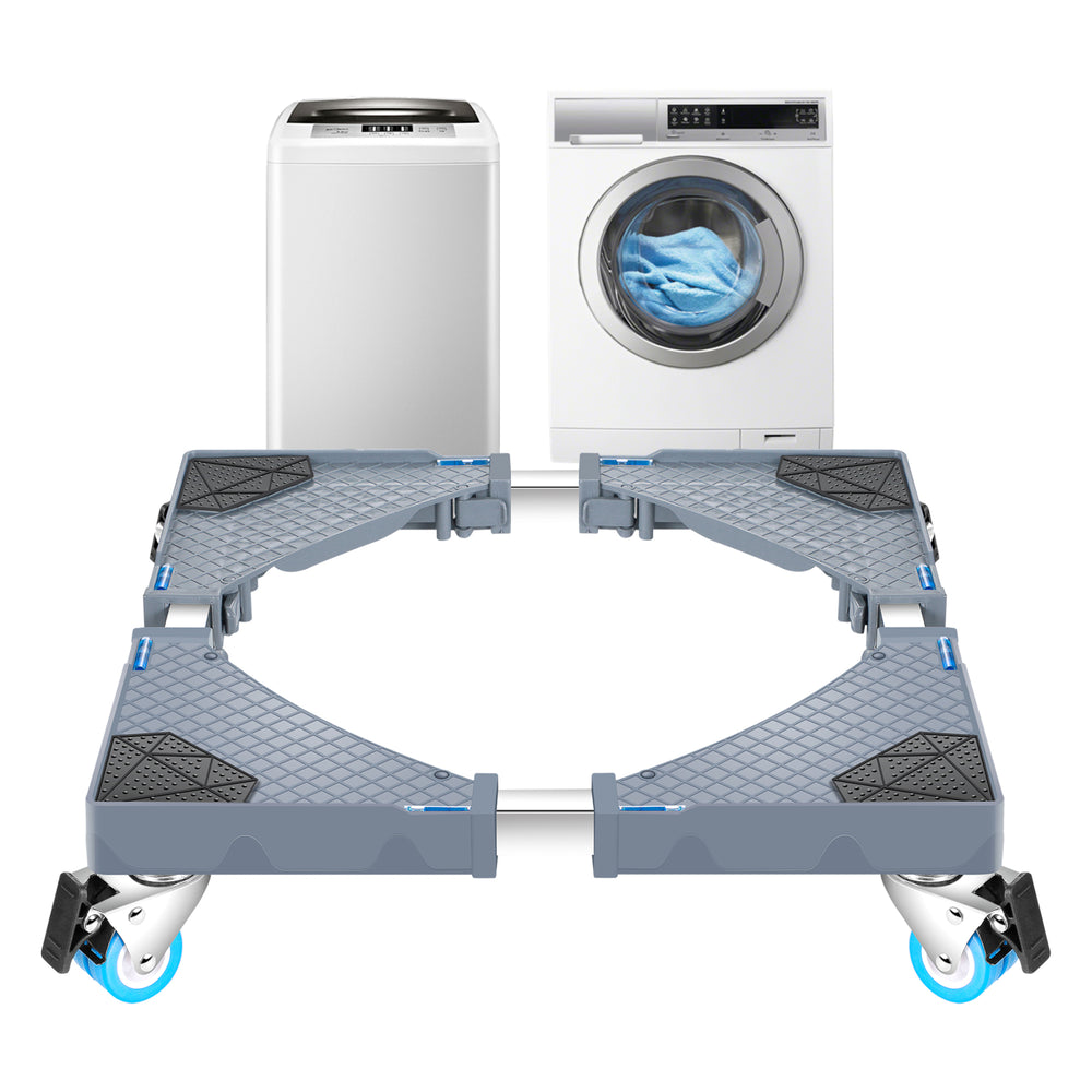 Soporte para lavadora Zaberfeld 4 ruedas máx. 300 kg [en.casa] - premiumXL