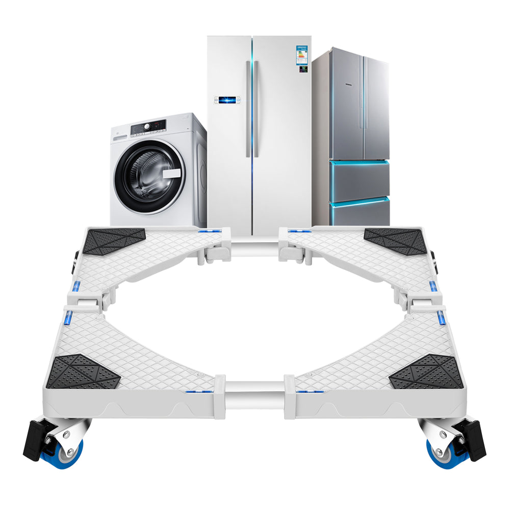 Soporte para lavadora Zaberfeld 4 ruedas máx. 300 kg [en.casa] - premiumXL