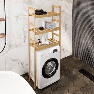 Estante para lavadora Alslev 160x64x21cm [en.casa]