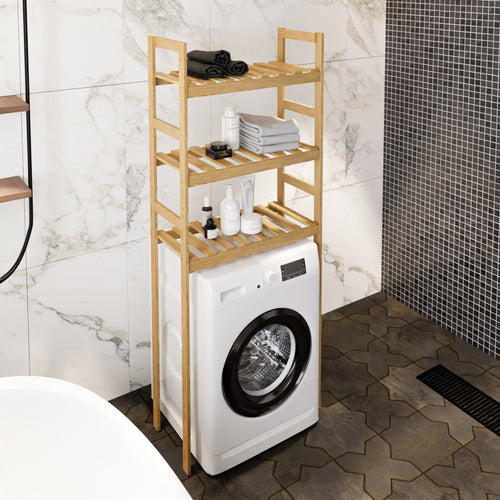 Estante para lavadora Alslev 160x64x21cm [en.casa]