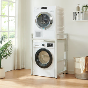 Estante para lavadora Hökangend 105x73x63 cm Blanco [en.casa]