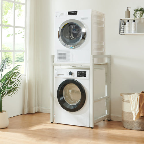 Estante para lavadora Hökangend 105x73x63 cm Blanco [en.casa]