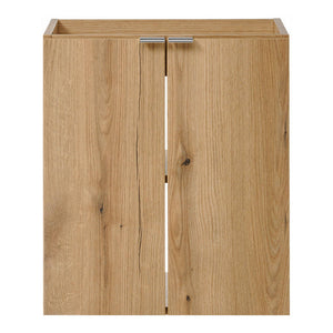 Lavabo Skelbolu con puertas en aspecto roble [en.casa]