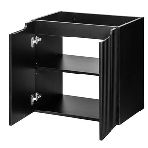 Lavabo Skelbolu con puertas acanaladas [en.casa]