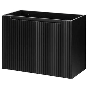 Lavabo Skelbolu con puertas acanaladas [en.casa]
