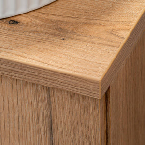 Mueble bajo lavabo con puertas Skelbolu [en.casa]