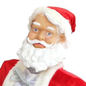 [lux.pro] Figura de Papá Noel (150 y 200 cm) cantando/bailando